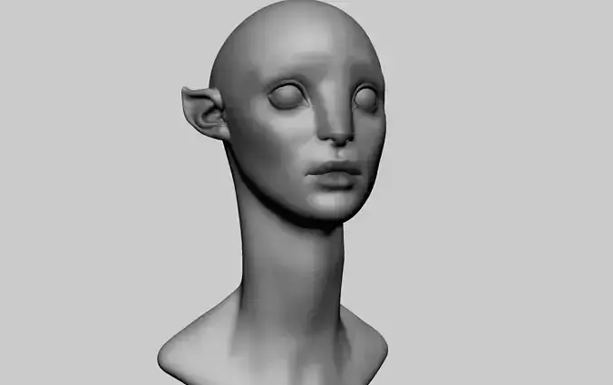 Female Creature Head v4