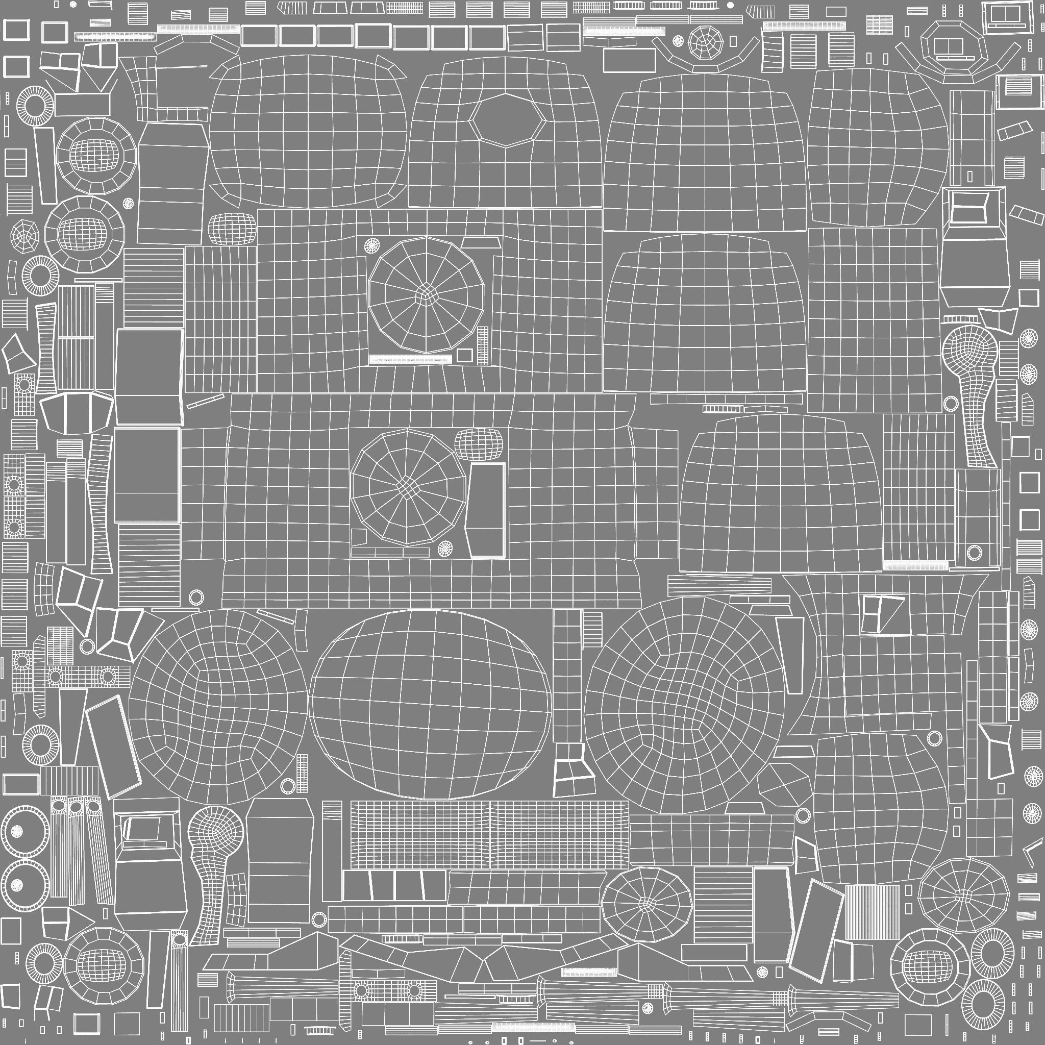 Tin Metal Robot Low-poly 3D model_31