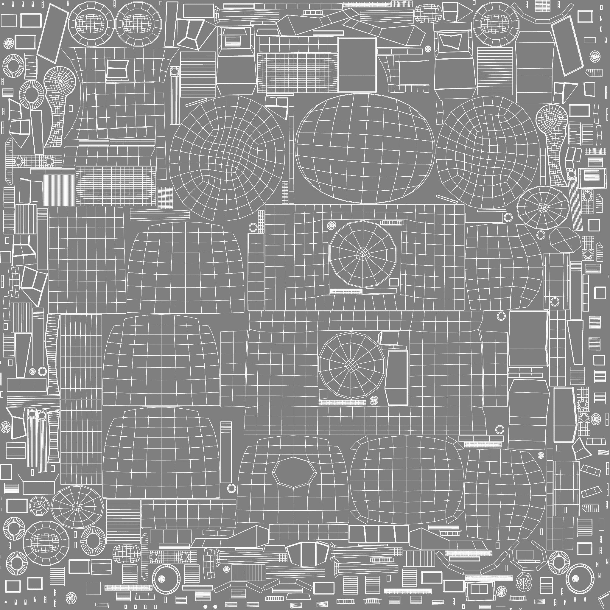 Wood Robot Low-poly 3D model_17