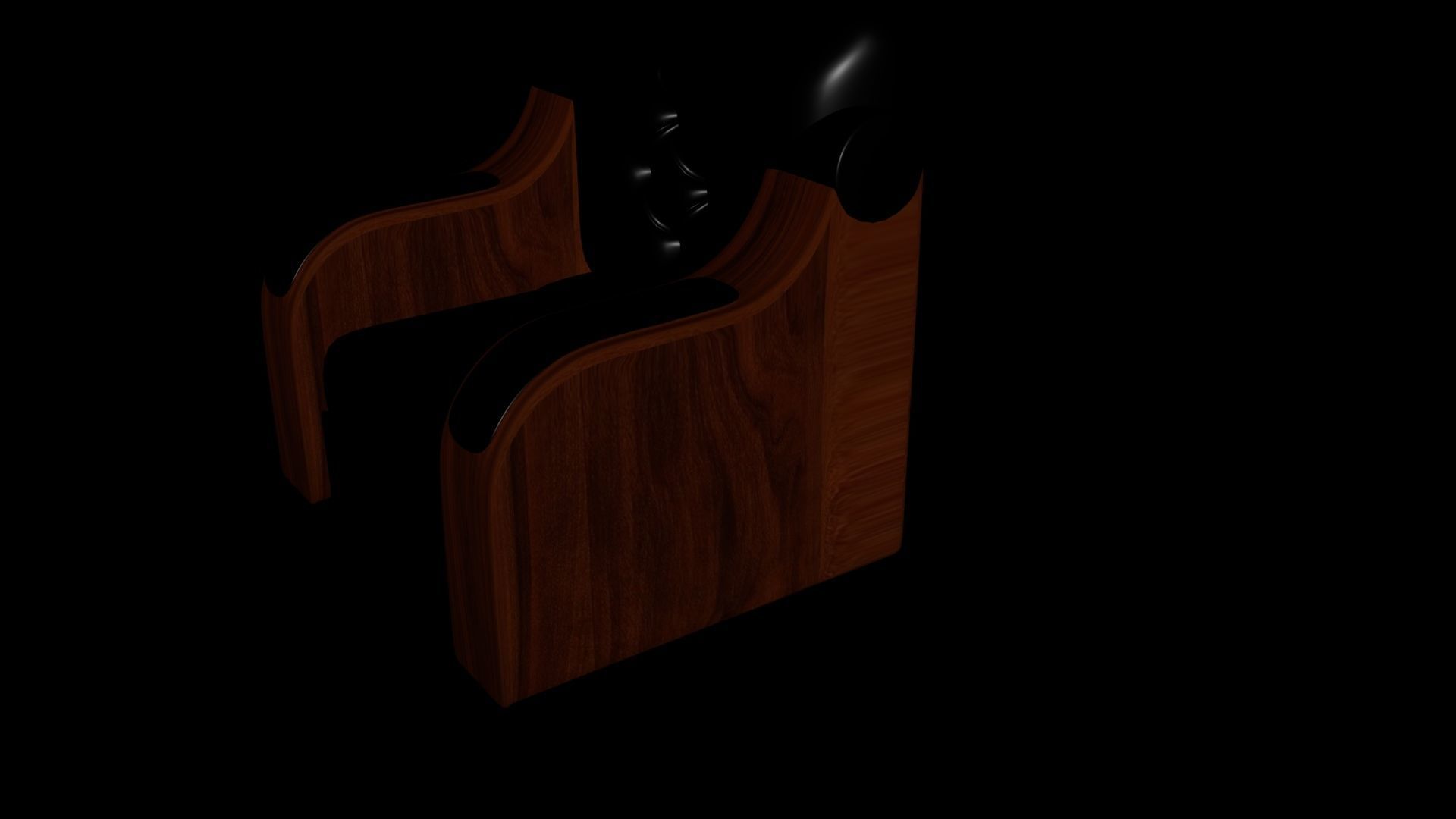 Single Seater Sofa 3D model_3