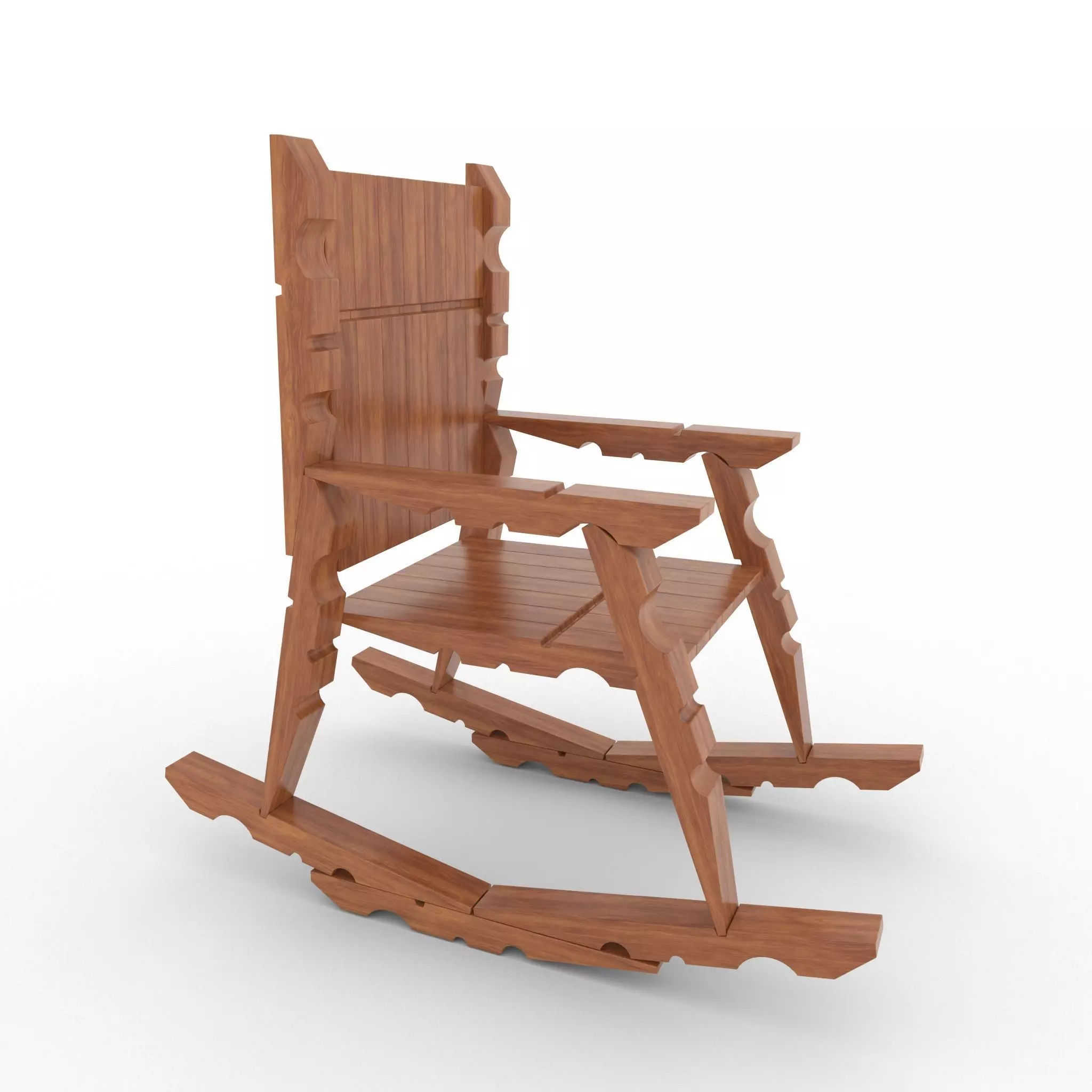 CLOTHESPIN CHAIR Low-poly 3D model