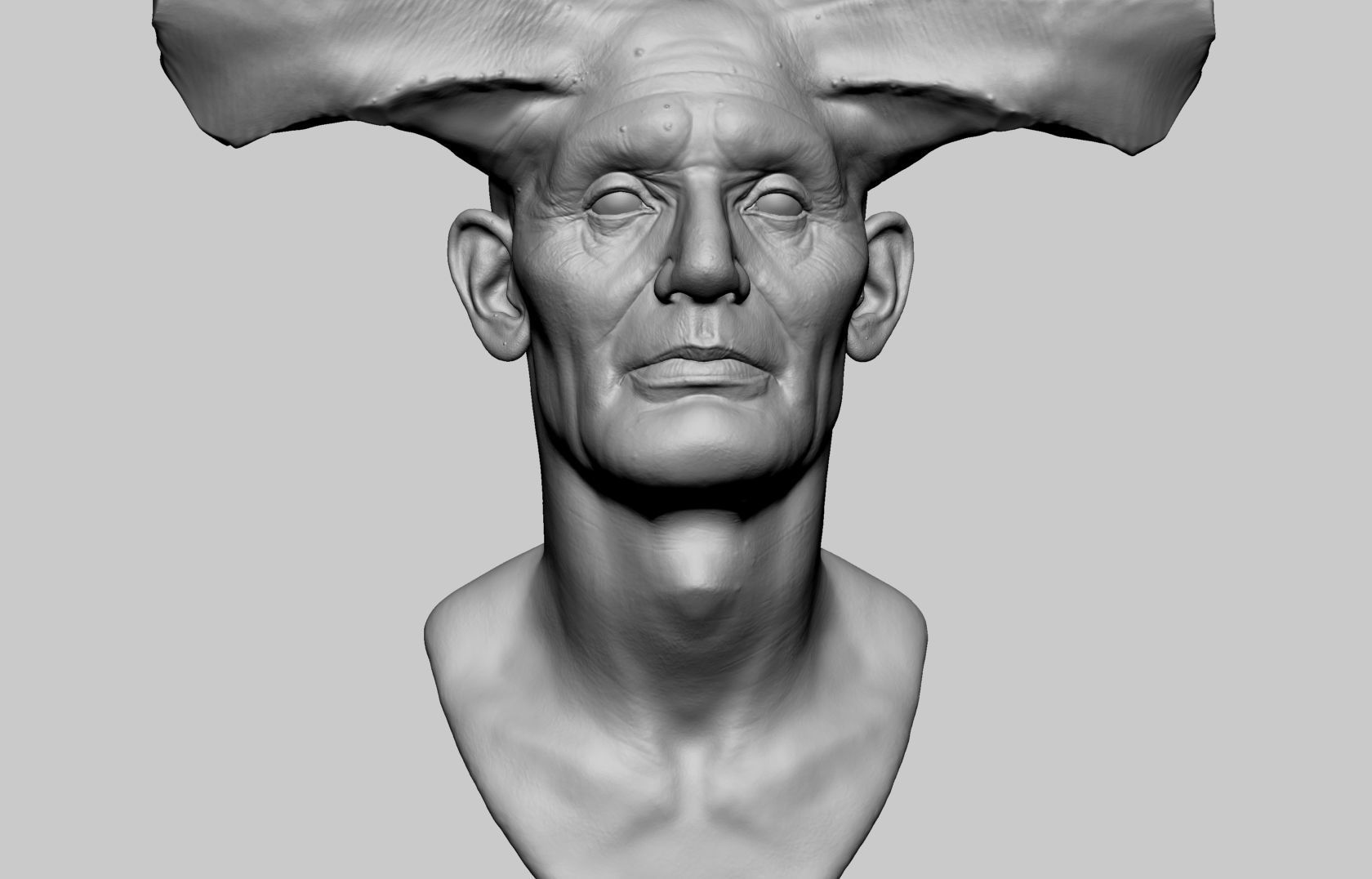 Creature Head v4 3D model_8