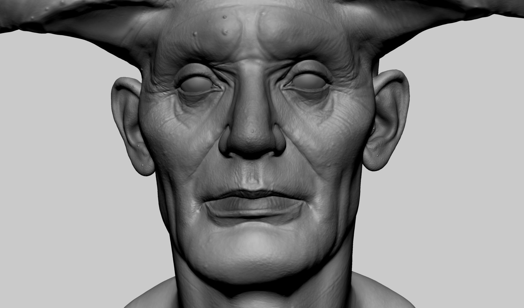 Creature Head v4 3D model_6