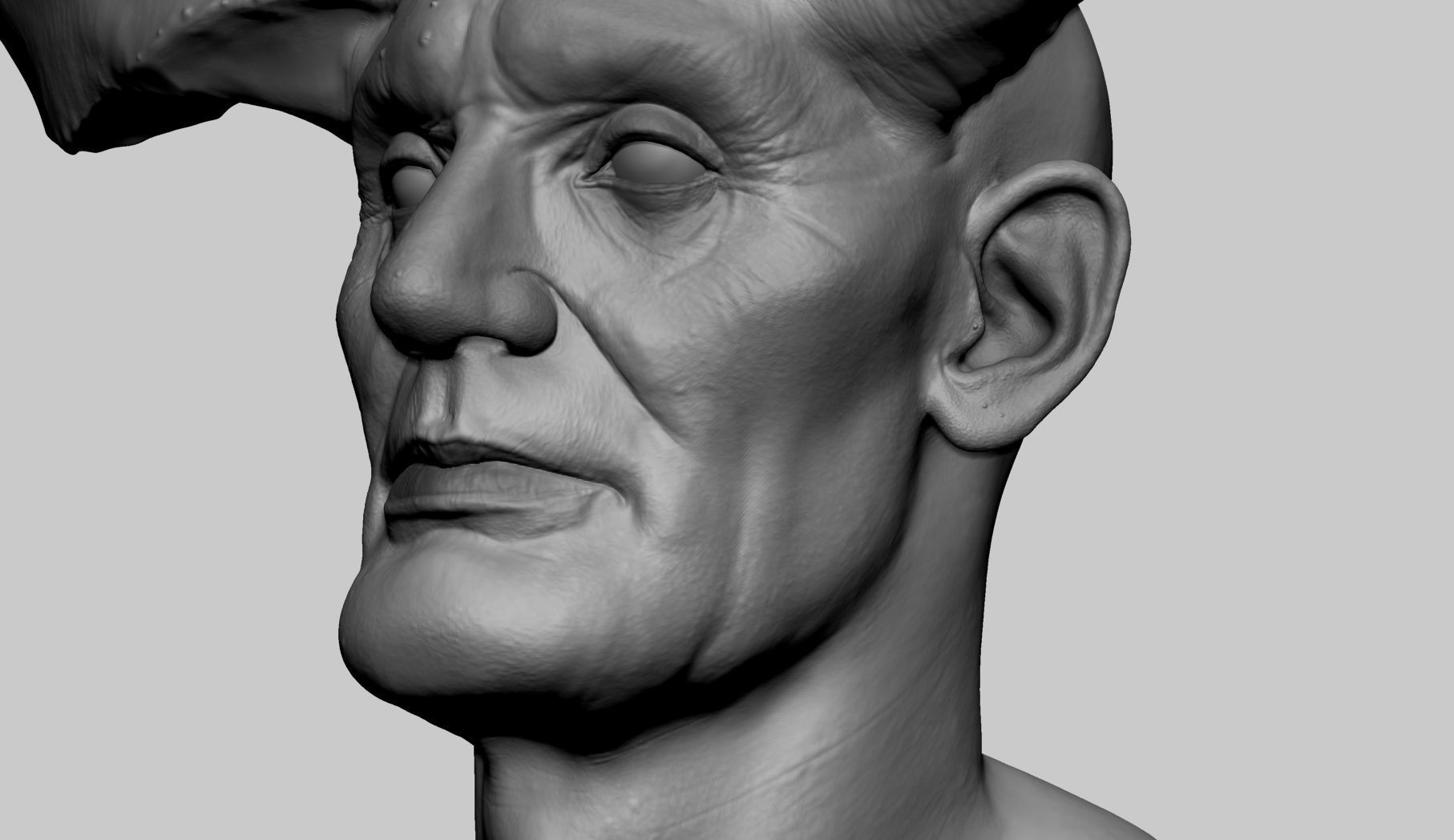 Creature Head v4 3D model_4