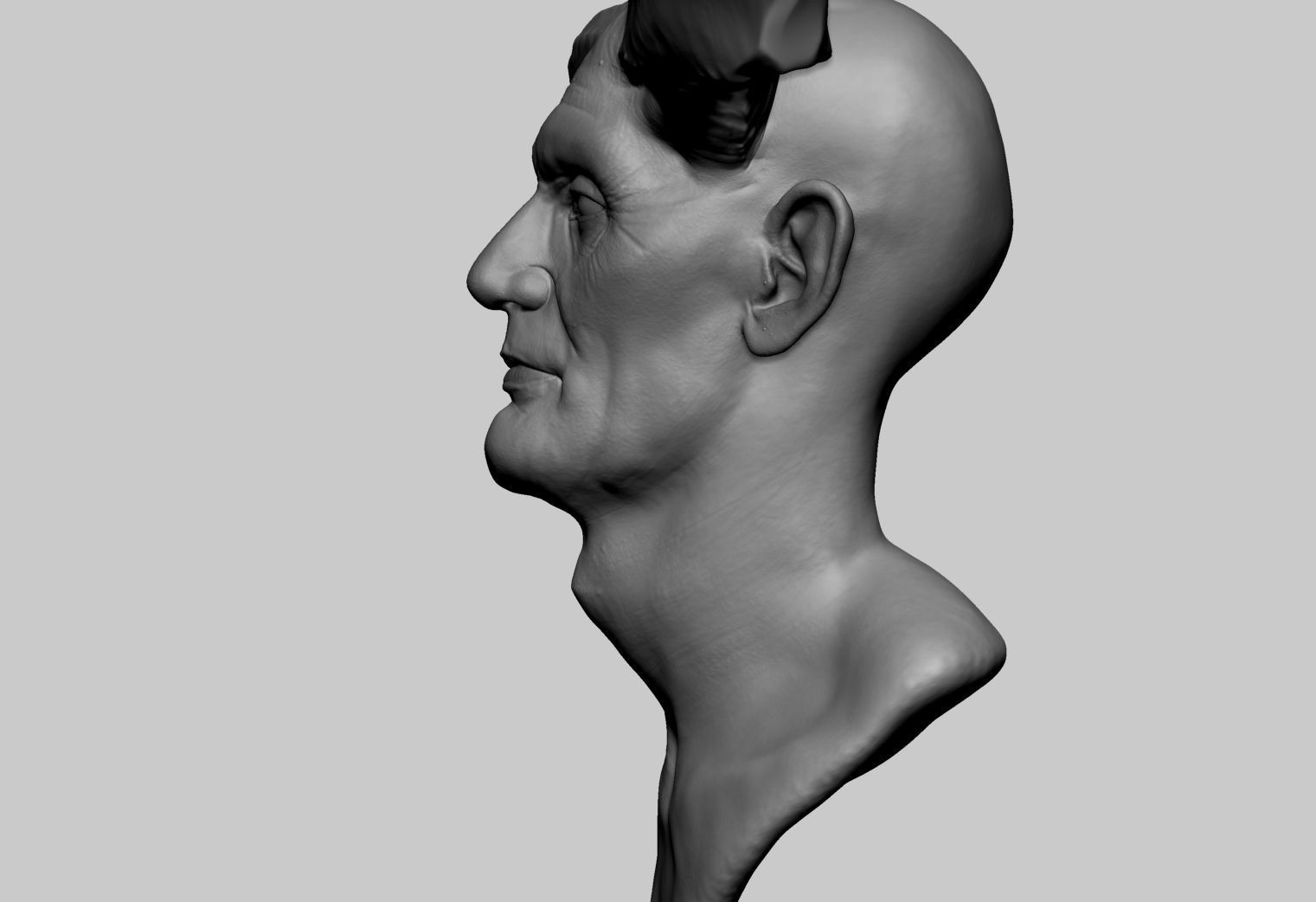 Creature Head v4 3D model_3