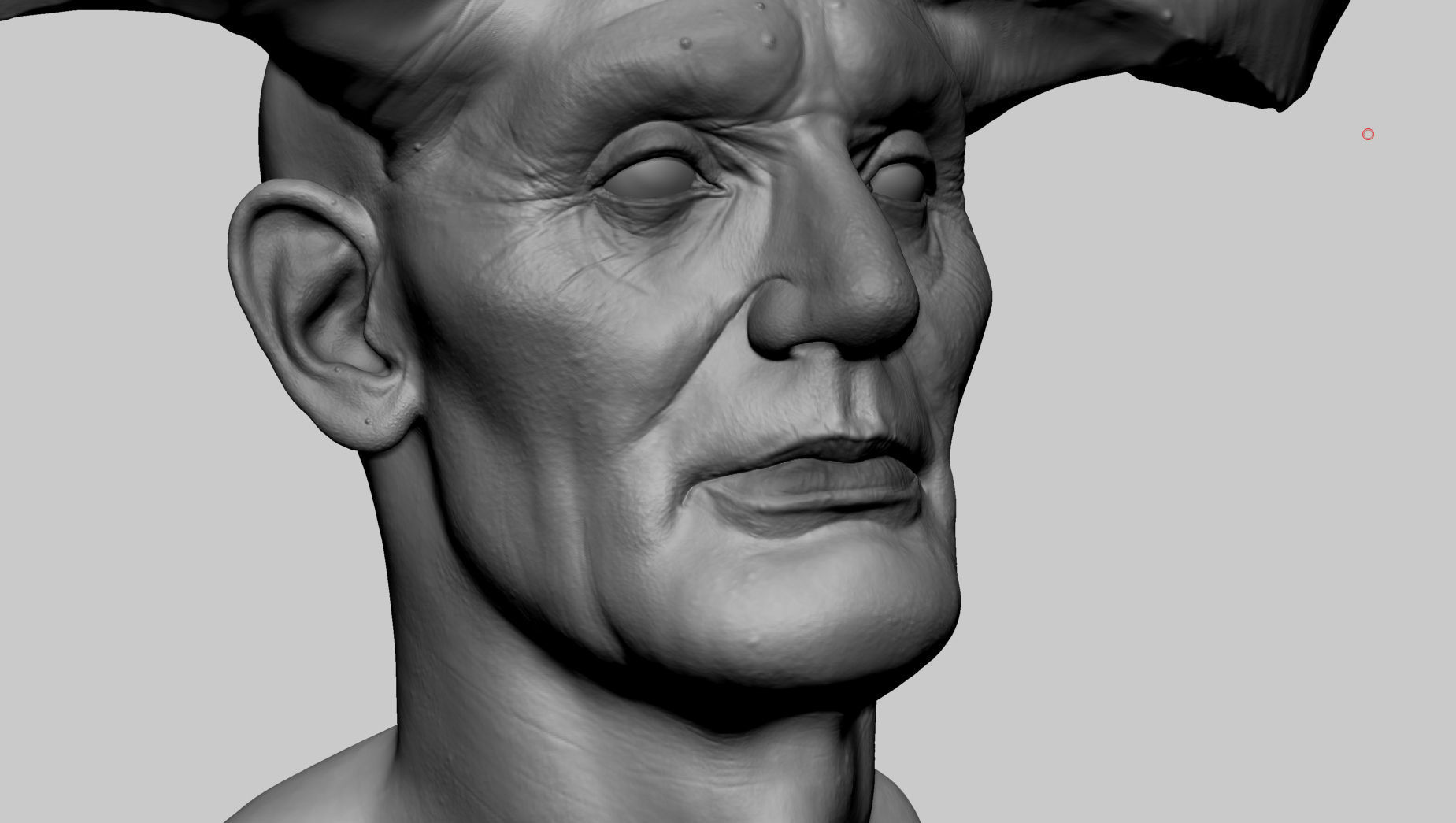 Creature Head v4 3D model_5