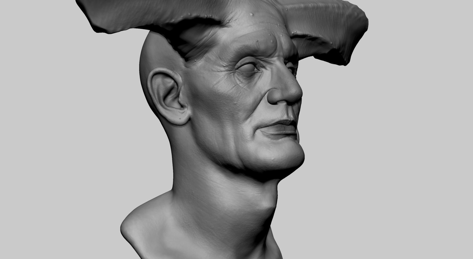 Creature Head v4 3D model_1