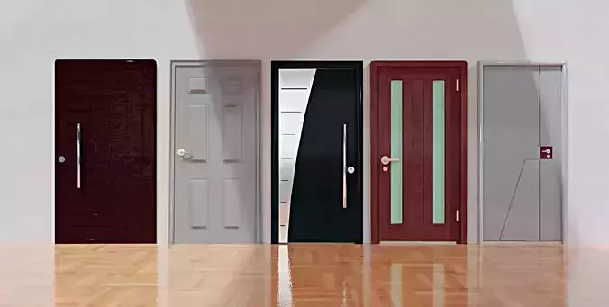 Door Pack l 5 doors no texture