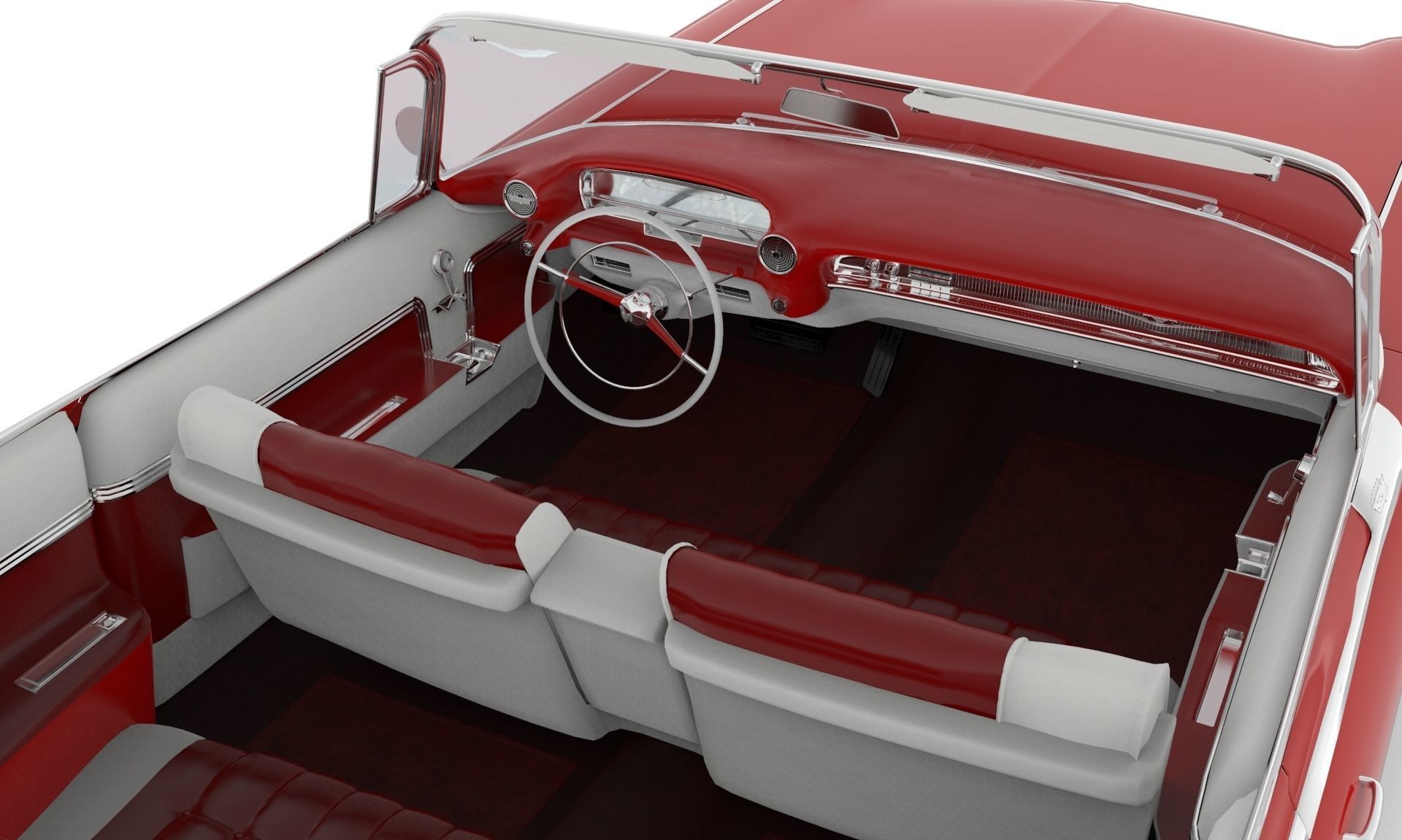 Cadillac Eldorado Biarritz 1959 blender Low-poly 3D model_8