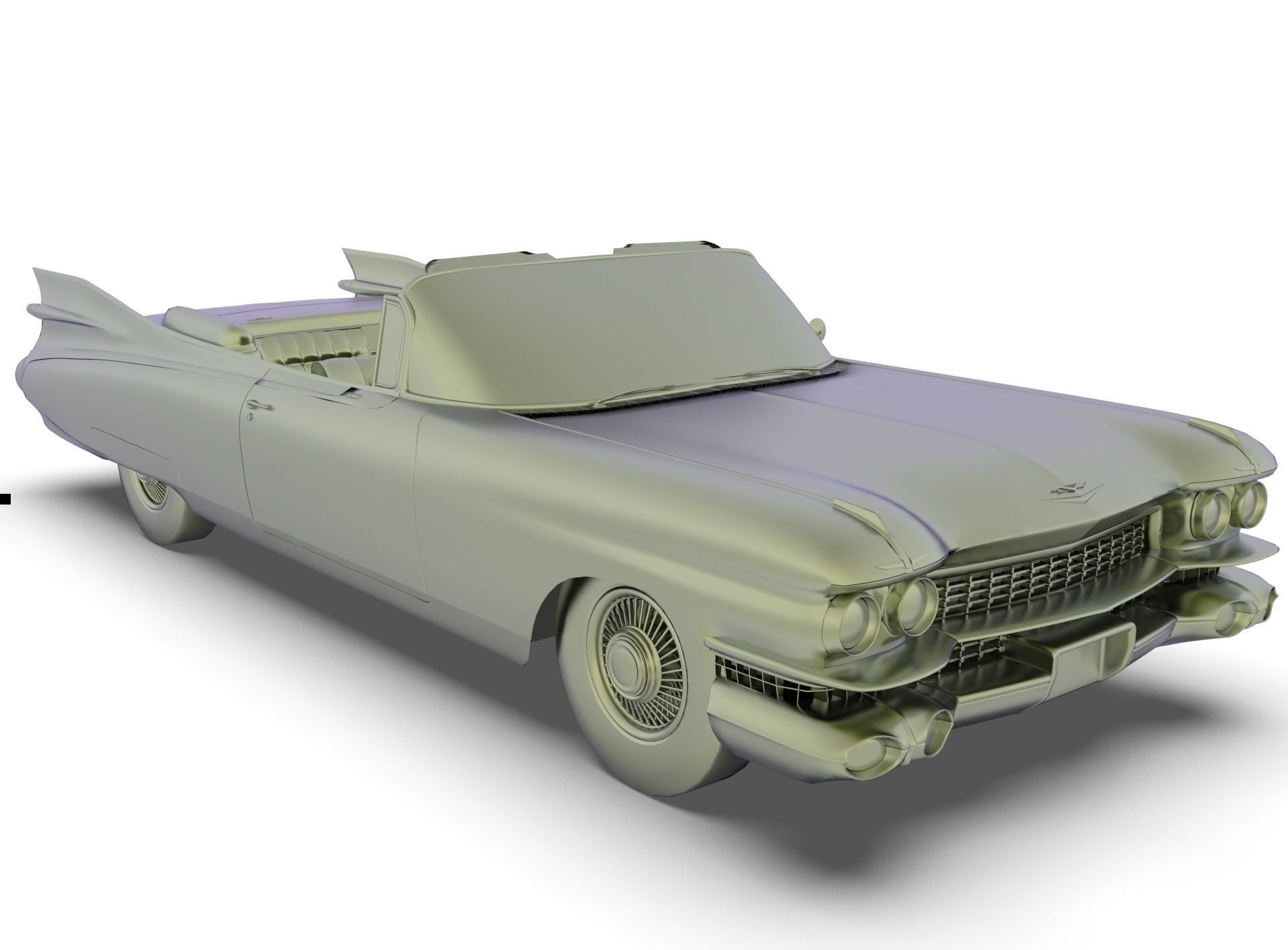 Cadillac Eldorado Biarritz 1959 blender Low-poly 3D model_20