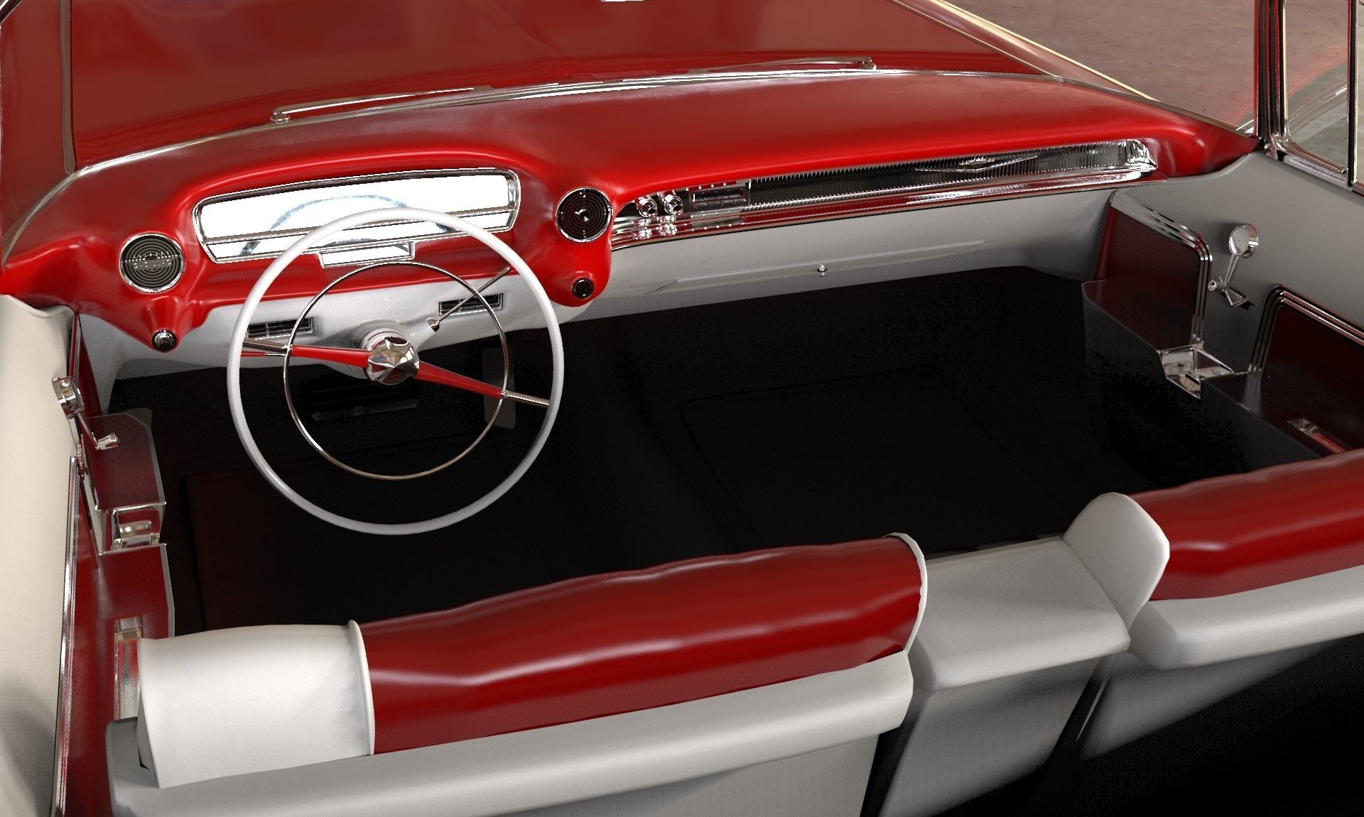 Cadillac Eldorado Biarritz 1959 blender Low-poly 3D model_18