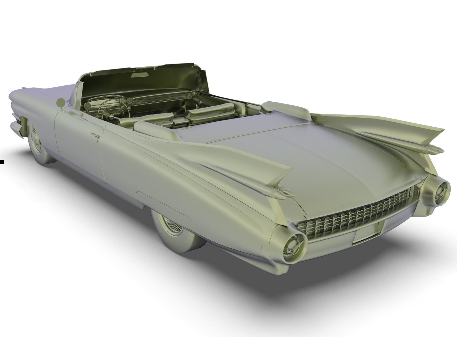 Cadillac Eldorado Biarritz 1959 blender Low-poly 3D model_21