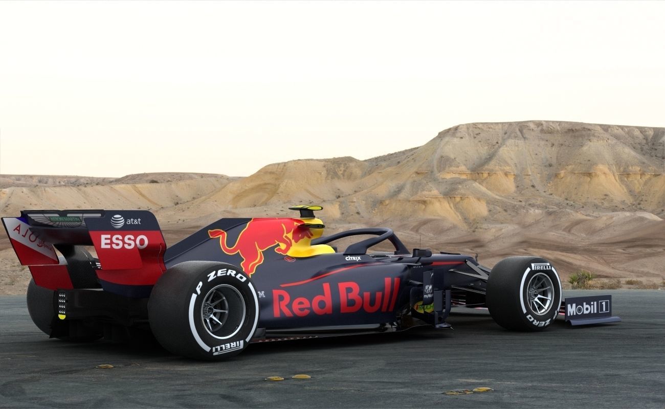 F1 Red Bull RB16  2020 3D model_6