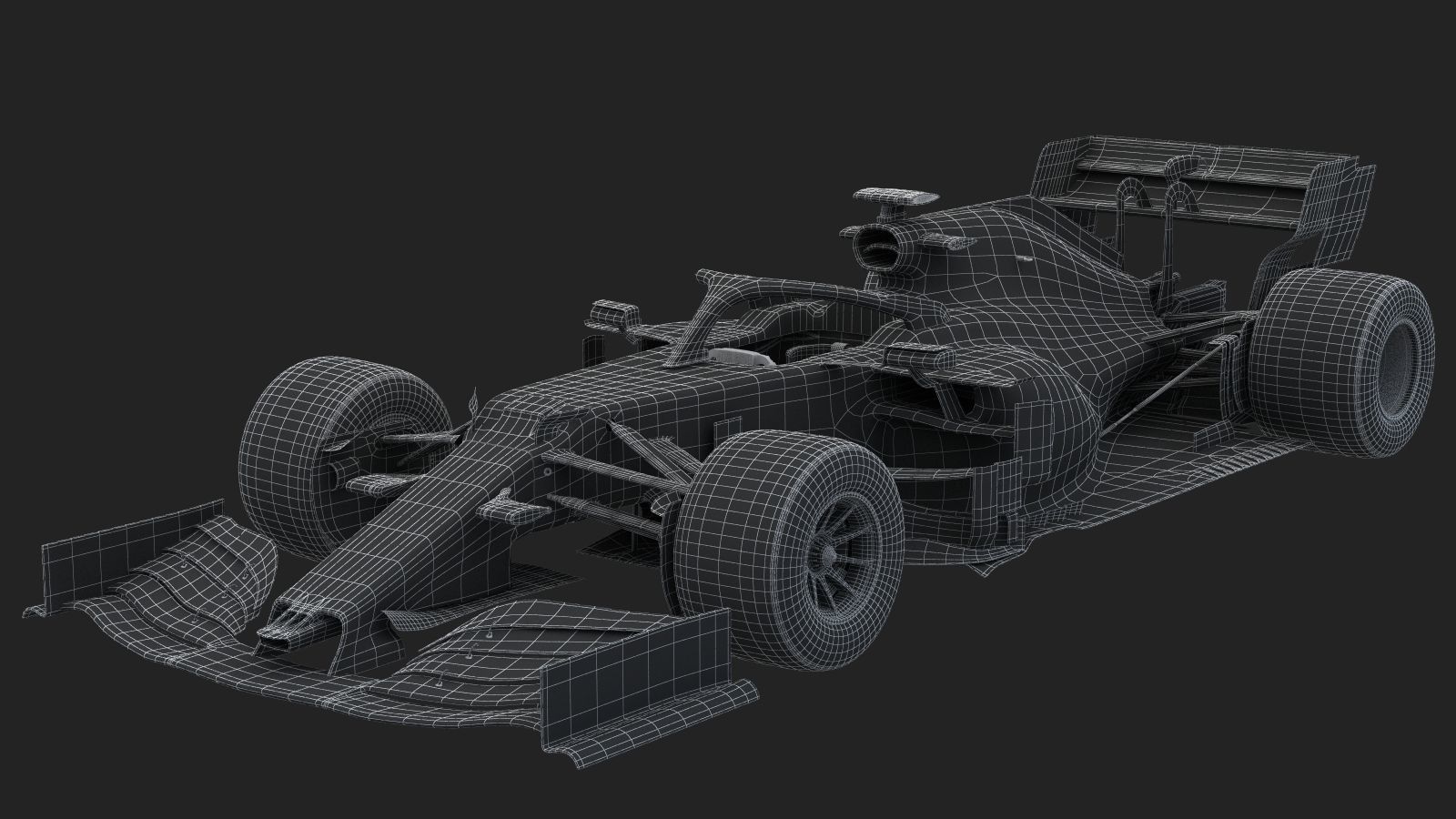 F1 Red Bull RB16  2020 3D model_10