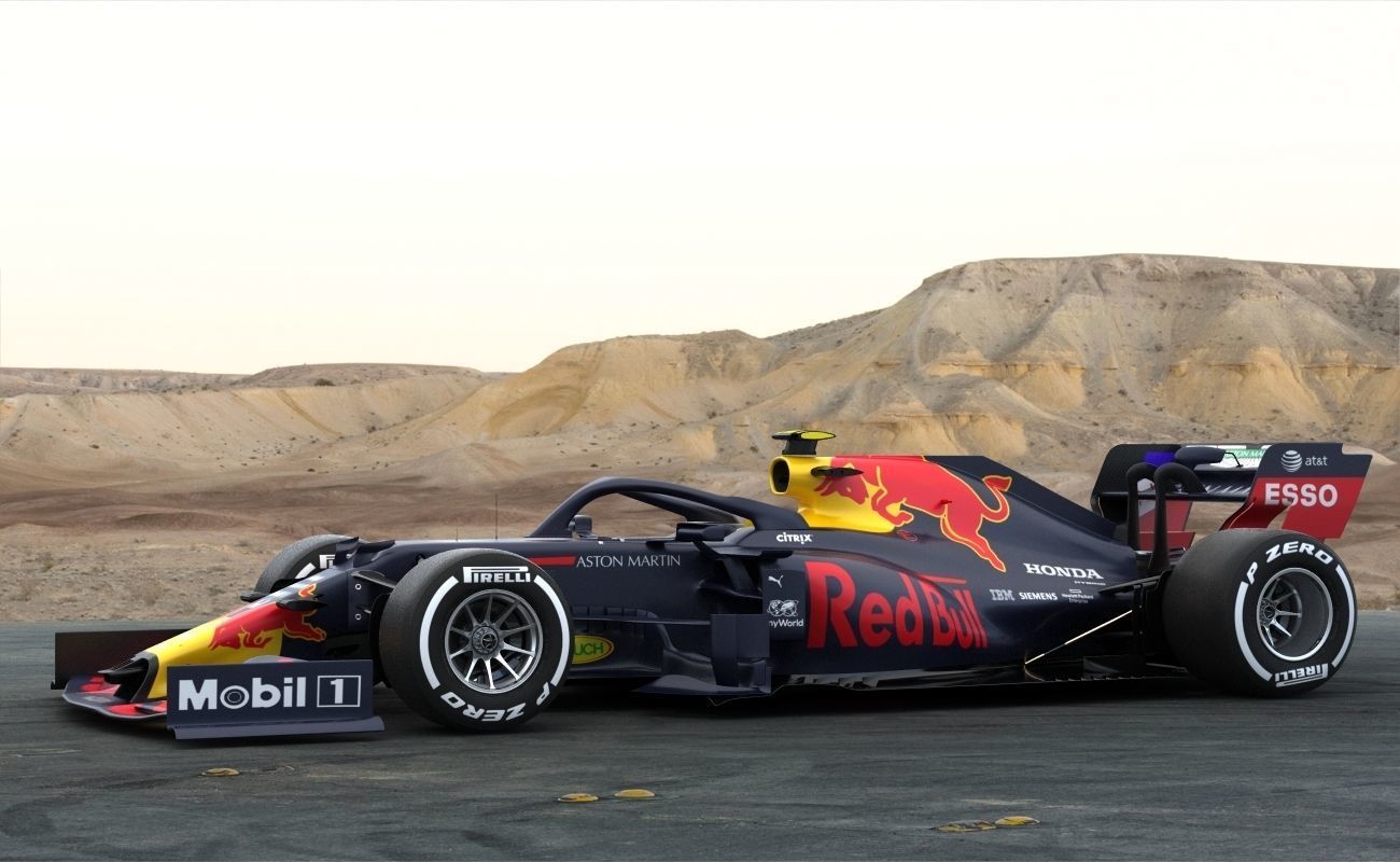 F1 Red Bull RB16  2020 3D model_2