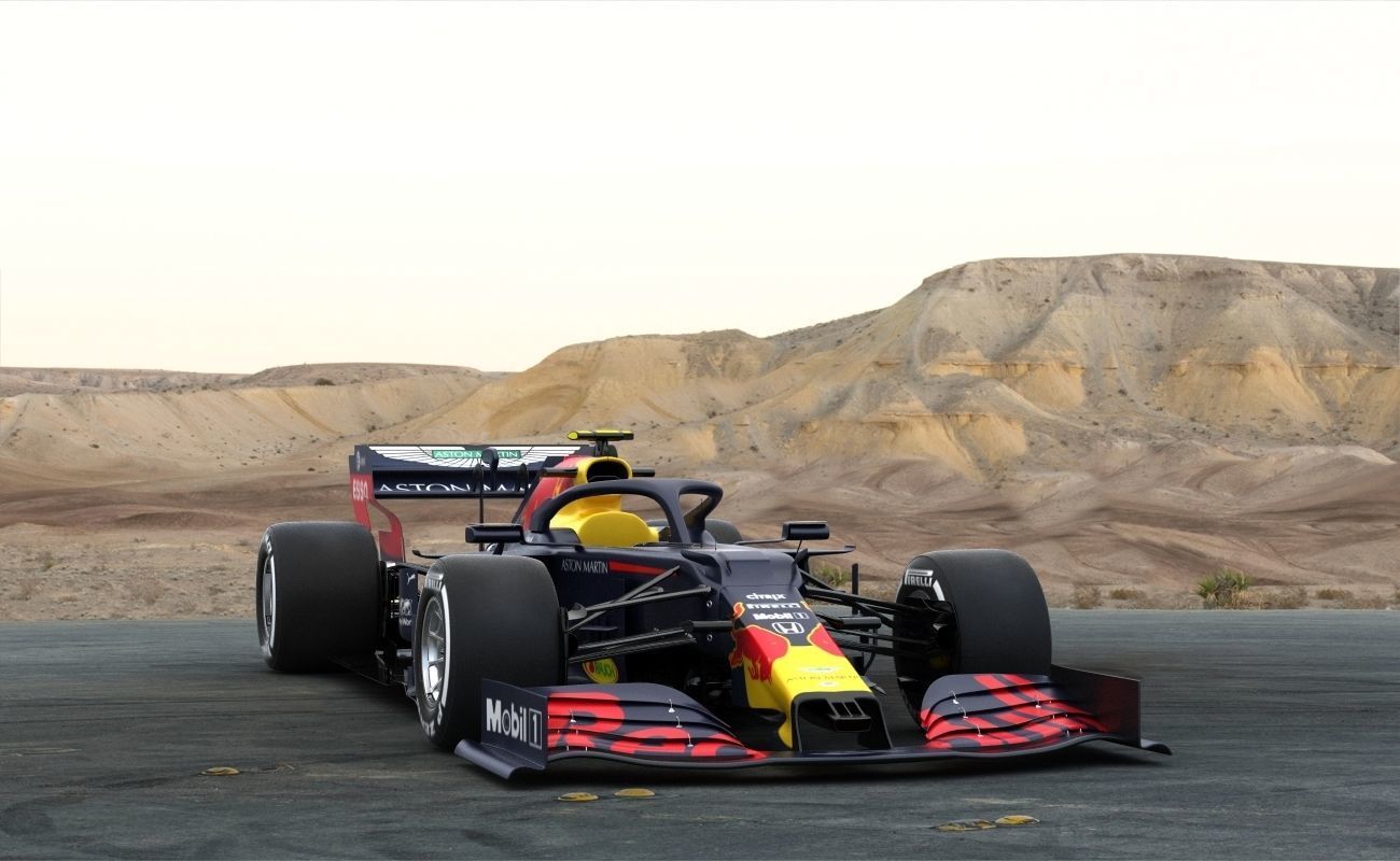 F1 Red Bull RB16  2020 3D model_9