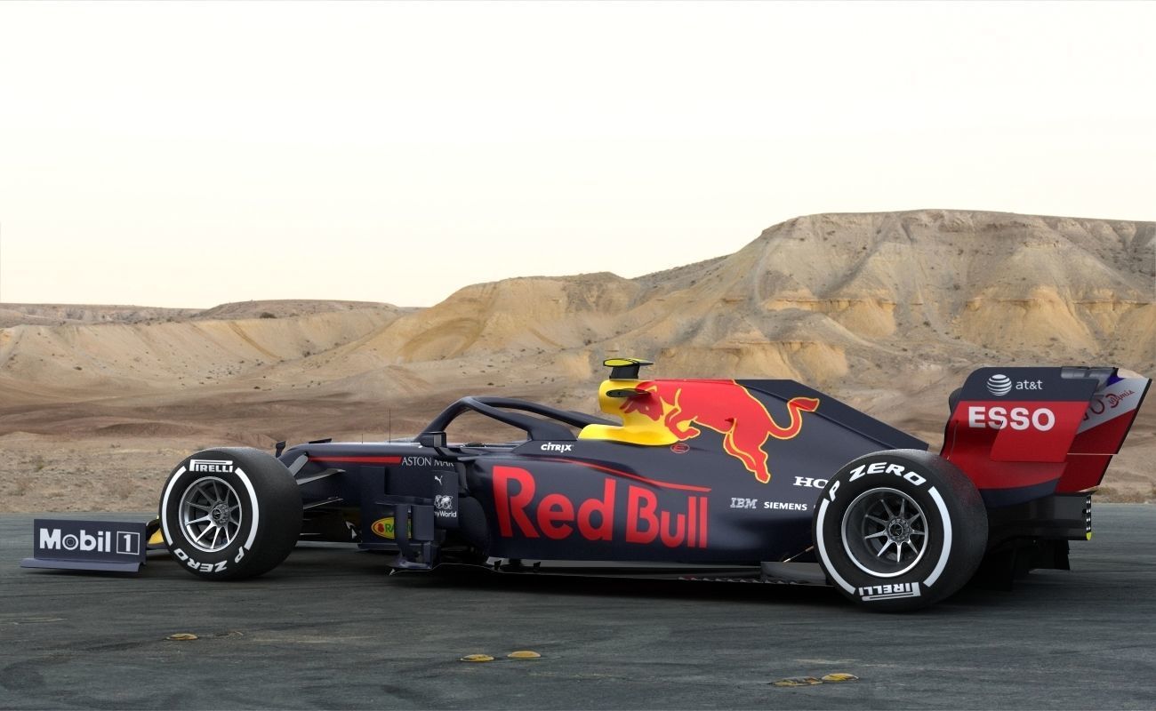 F1 Red Bull RB16  2020 3D model_3
