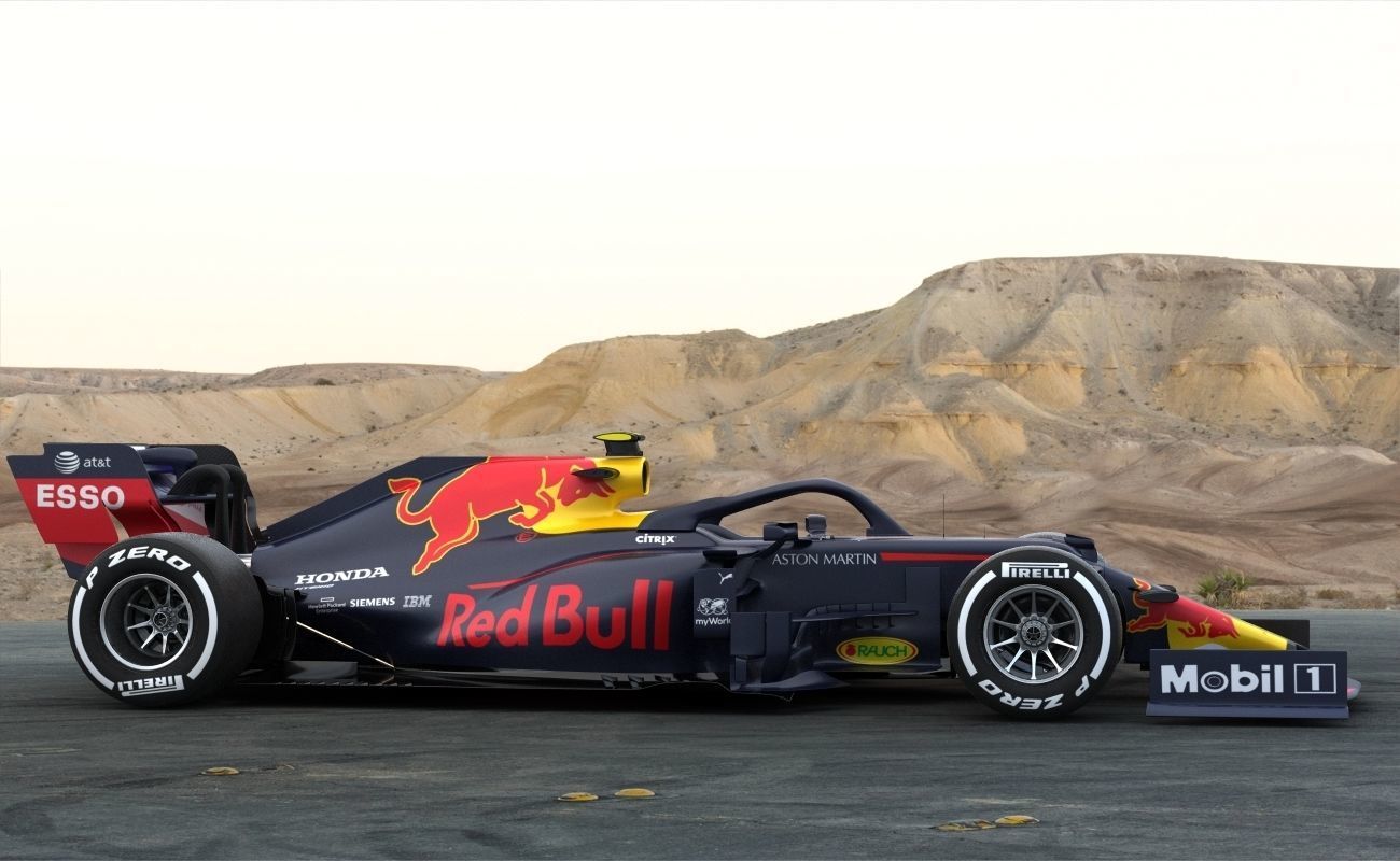 F1 Red Bull RB16  2020 3D model_7