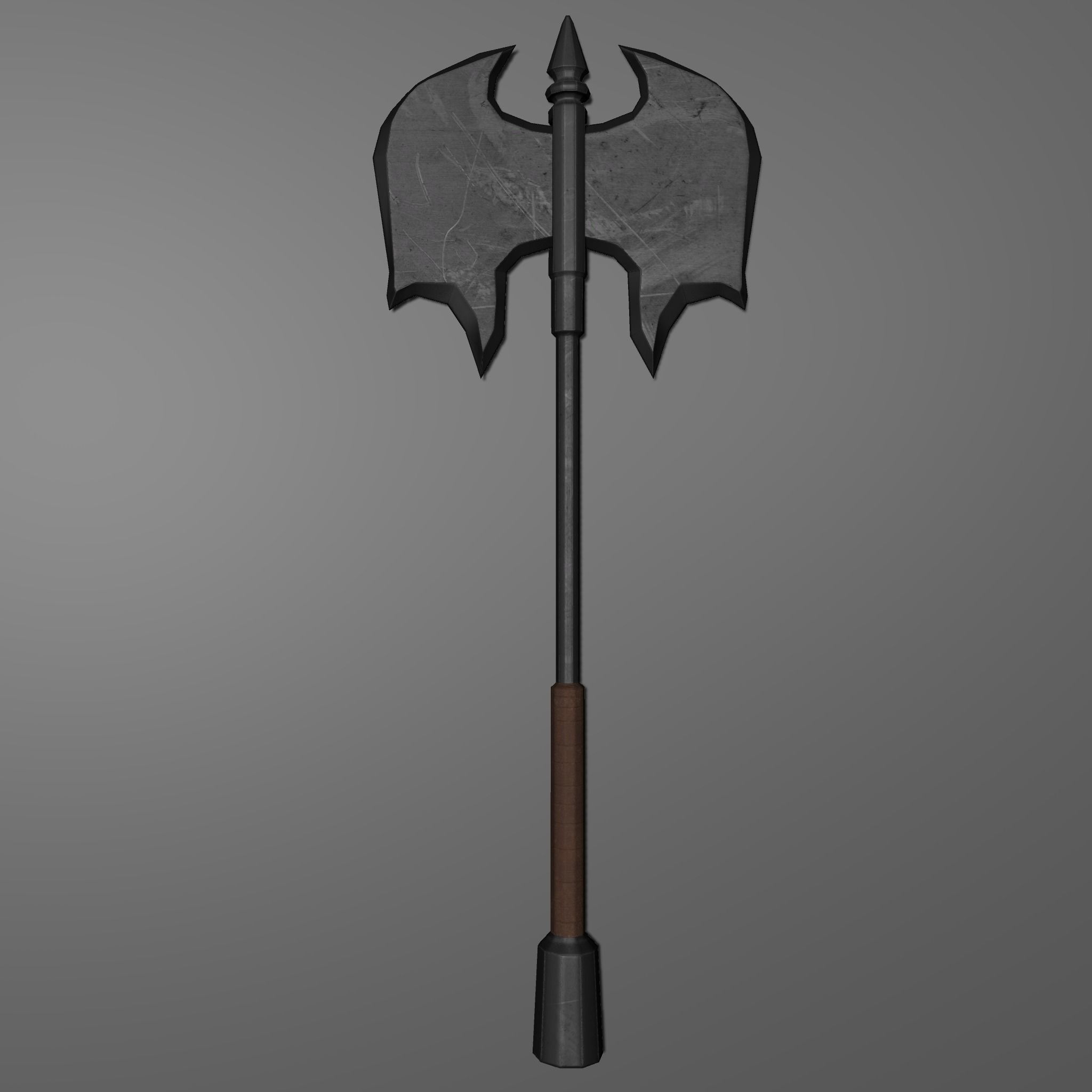 5 Axe Package Low-poly 3D model_9