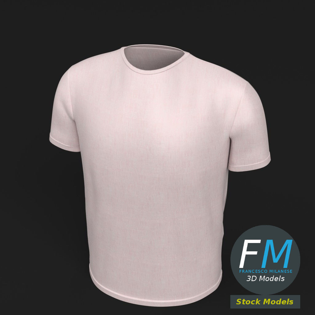 T-Shirt t - shirt 3D model_2