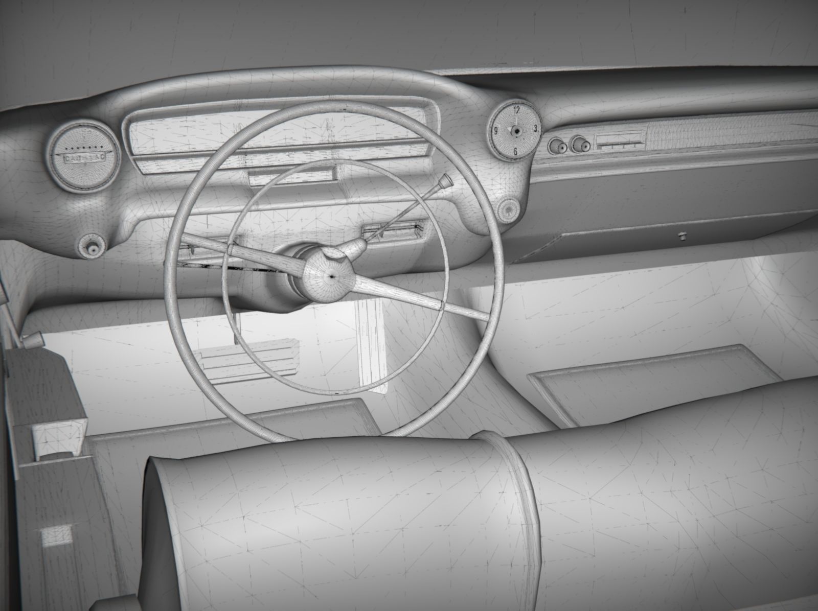 Cadillac coupe de ville 1959 blender 3D model_17