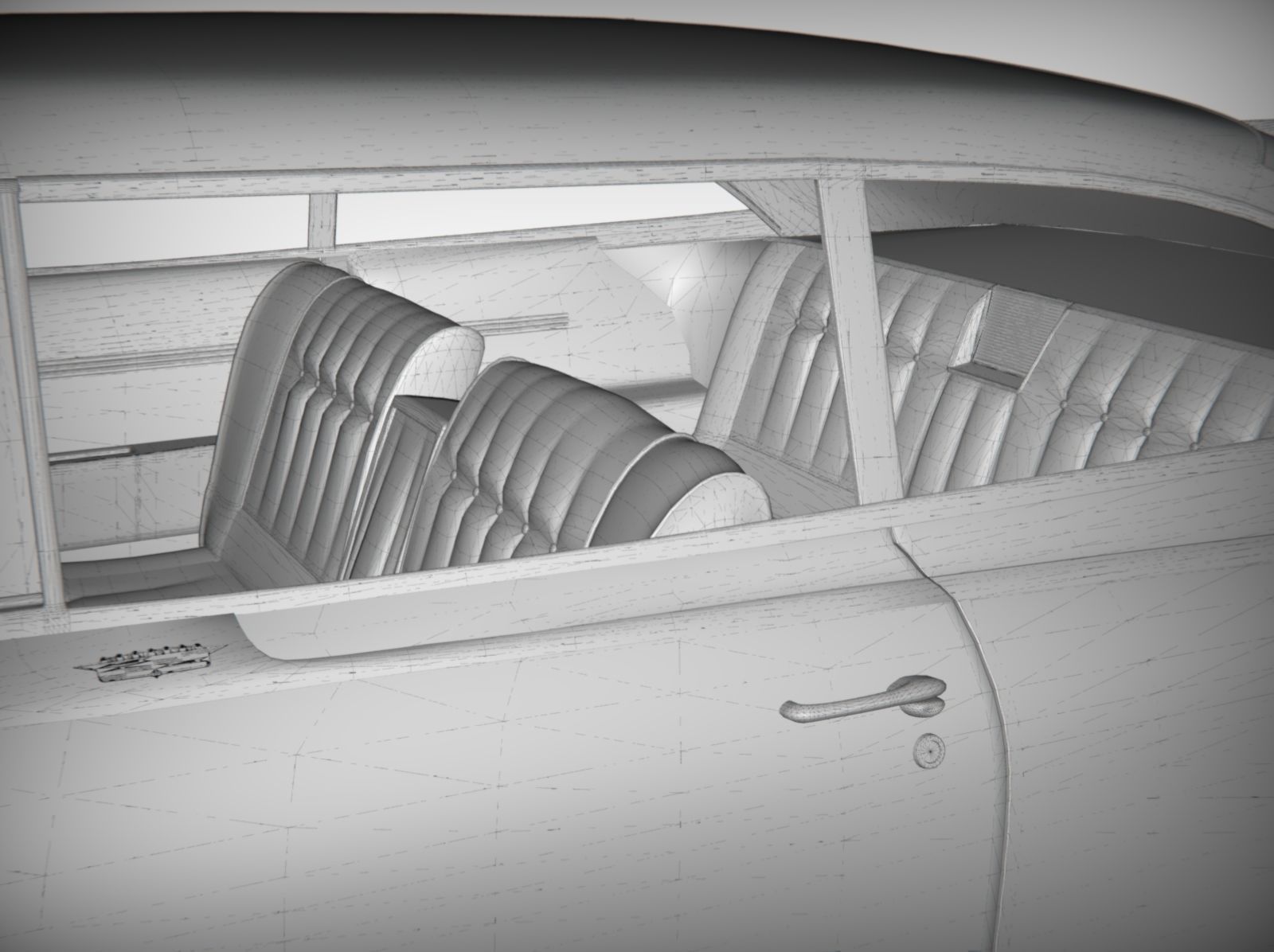 Cadillac coupe de ville 1959 blender 3D model_12