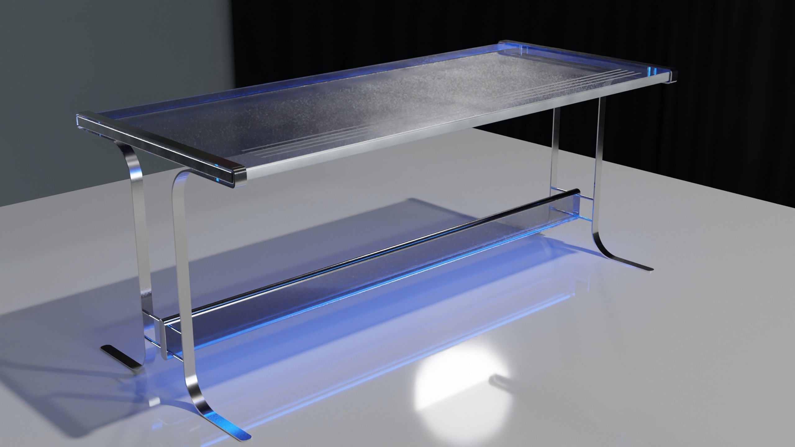 Desk in 4 styles 3D Model PBR 4K Low-poly 3D model_5