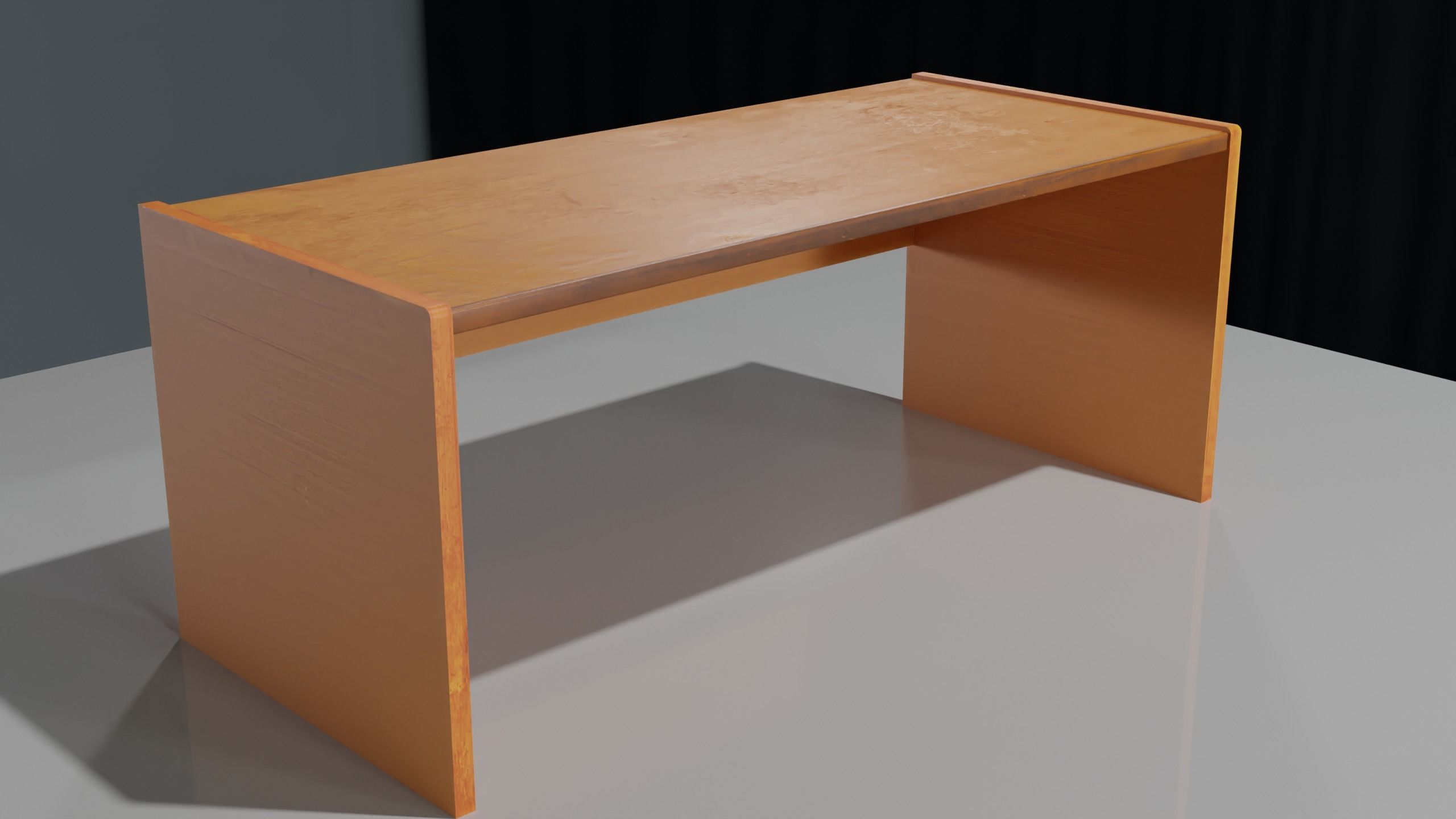 Desk in 4 styles 3D Model PBR 4K Low-poly 3D model_7