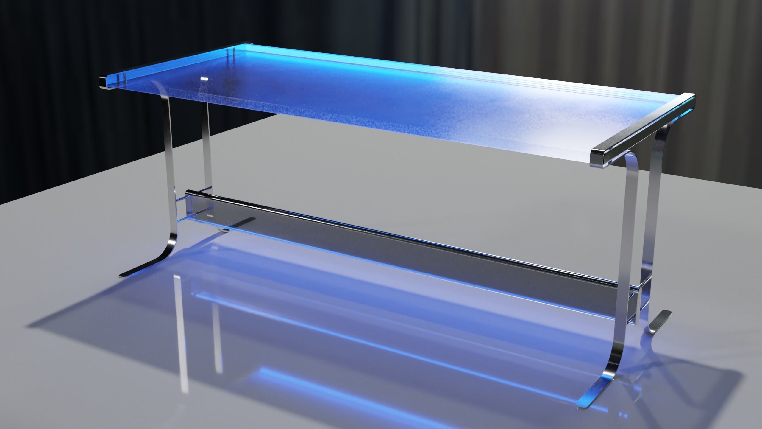 Desk in 4 styles 3D Model PBR 4K Low-poly 3D model_9