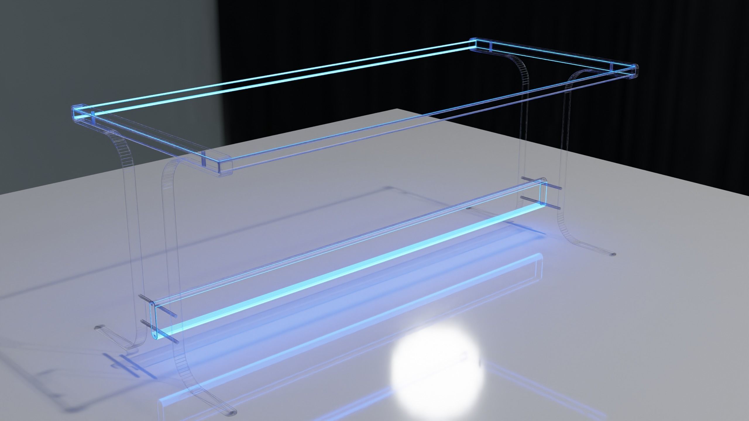 Desk in 4 styles 3D Model PBR 4K Low-poly 3D model_18