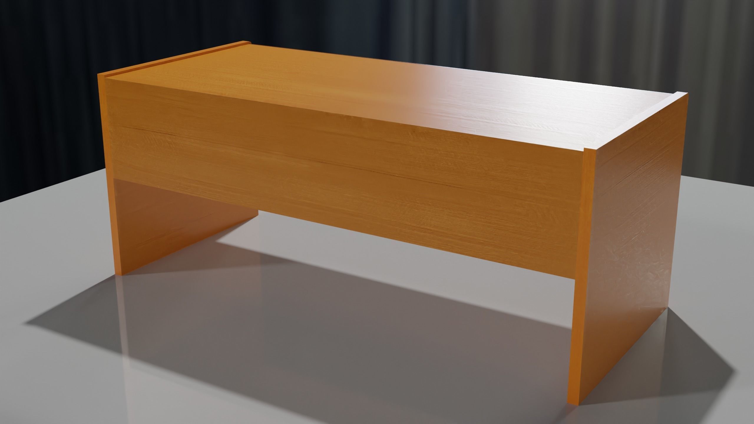Desk in 4 styles 3D Model PBR 4K Low-poly 3D model_12
