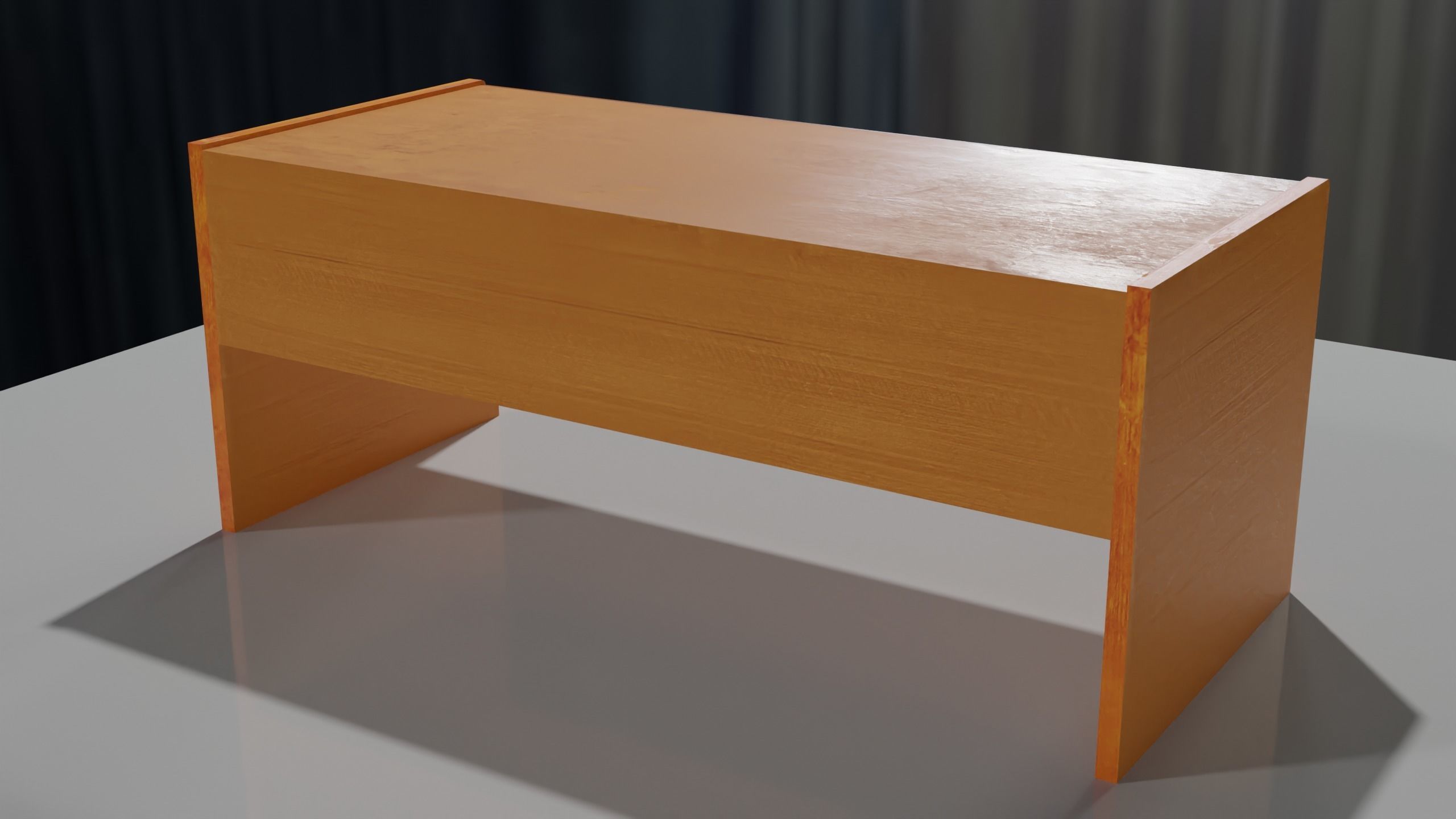 Desk in 4 styles 3D Model PBR 4K Low-poly 3D model_11