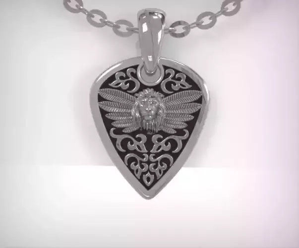0573 Lion Pendant - Serenissima Repvbblica di Venetia  3D print model