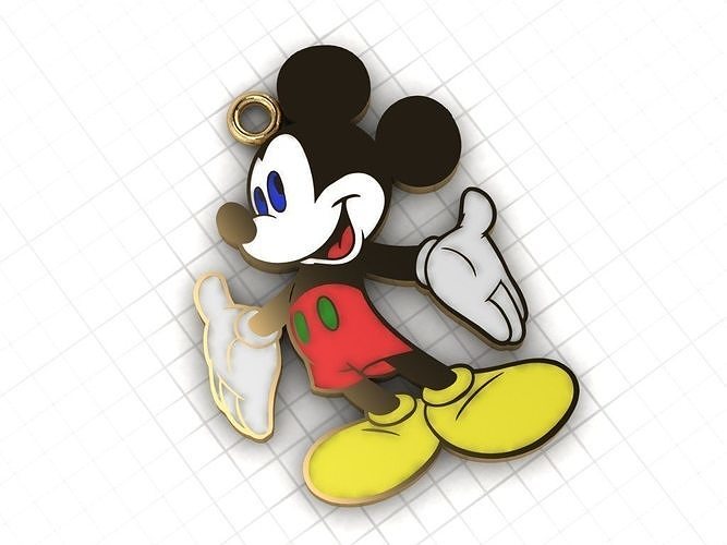 Micky mouse 3D print model