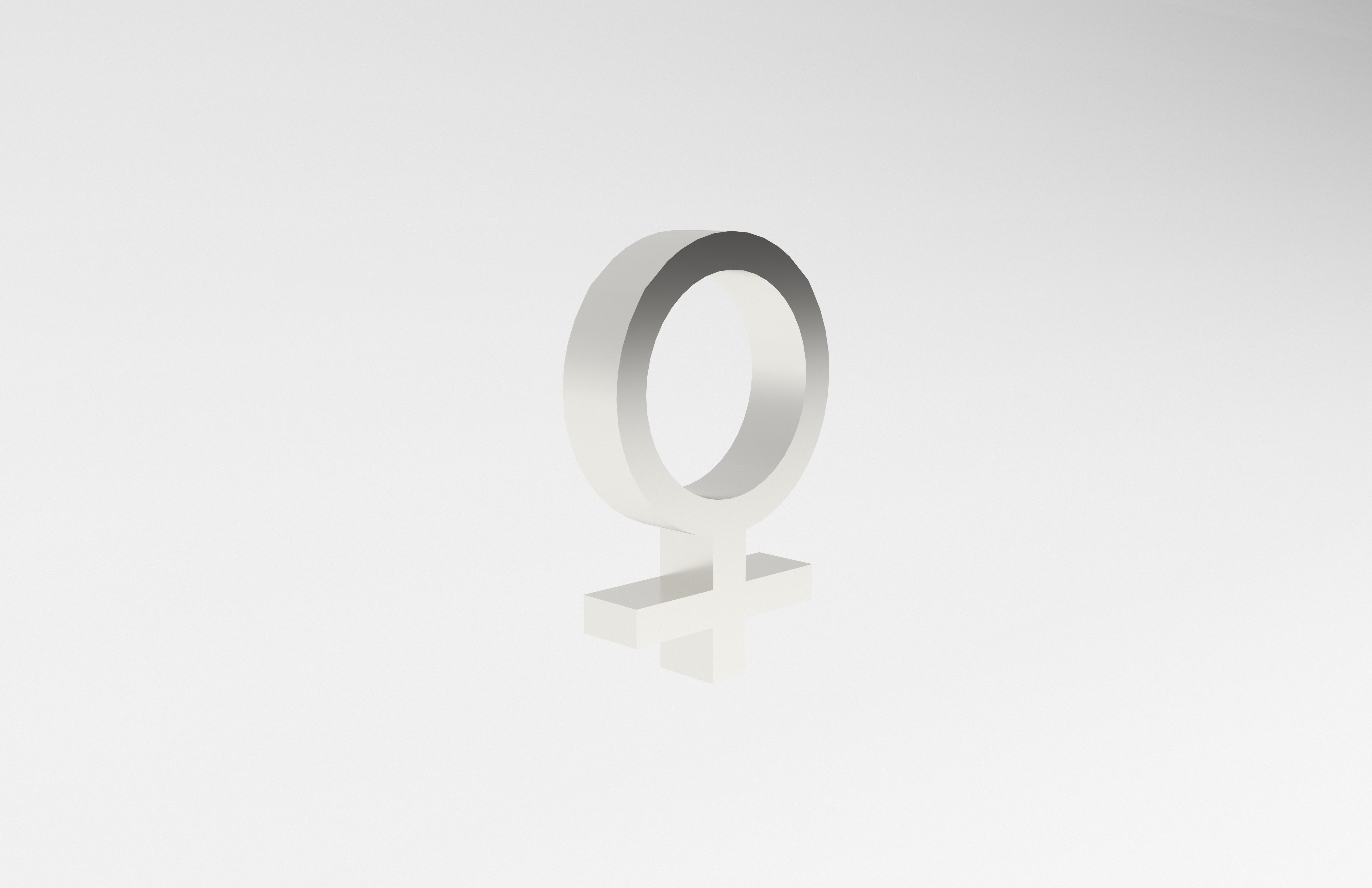 Venus Symbol v1 004 Low-poly 3D model_3