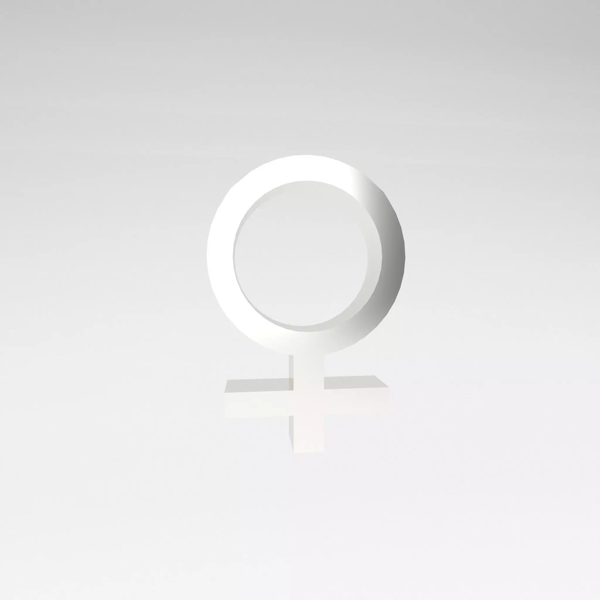 Venus Symbol v1 004 Low-poly 3D model_0