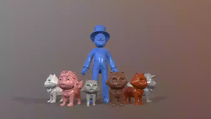 Paw Patrol Catastrophe Crew  3D print model