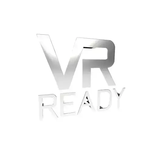 VR Ready Symbol v1 006 Low-poly 3D model
