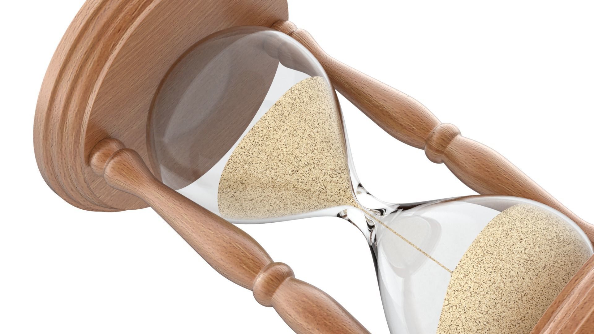 Hourglass animation 3D model_6