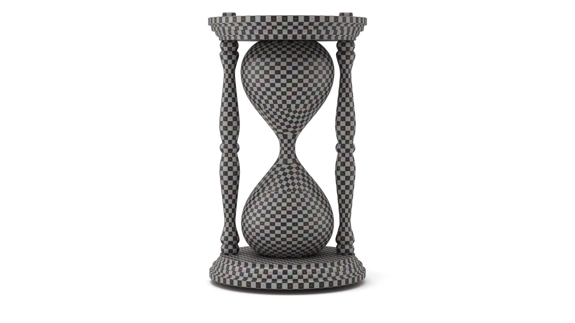 Hourglass animation 3D model_7