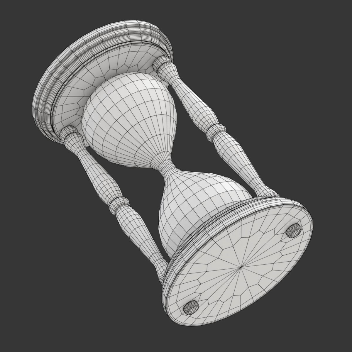 Hourglass animation 3D model_11
