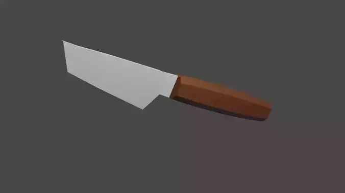 LowPoly Kitchen Knife