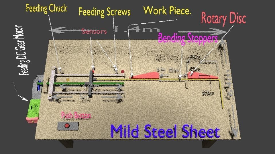 Rod Bending Machine 3d Model 3D model_62