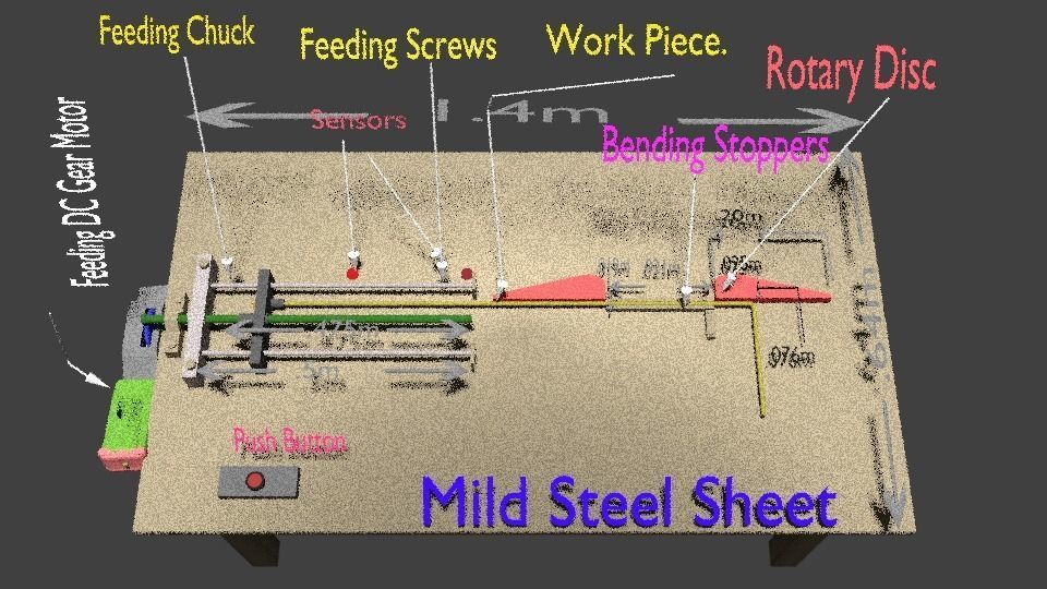 Rod Bending Machine 3d Model 3D model_42