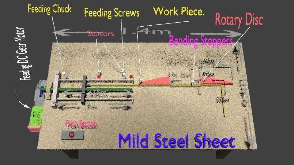 Rod Bending Machine 3d Model 3D model_47