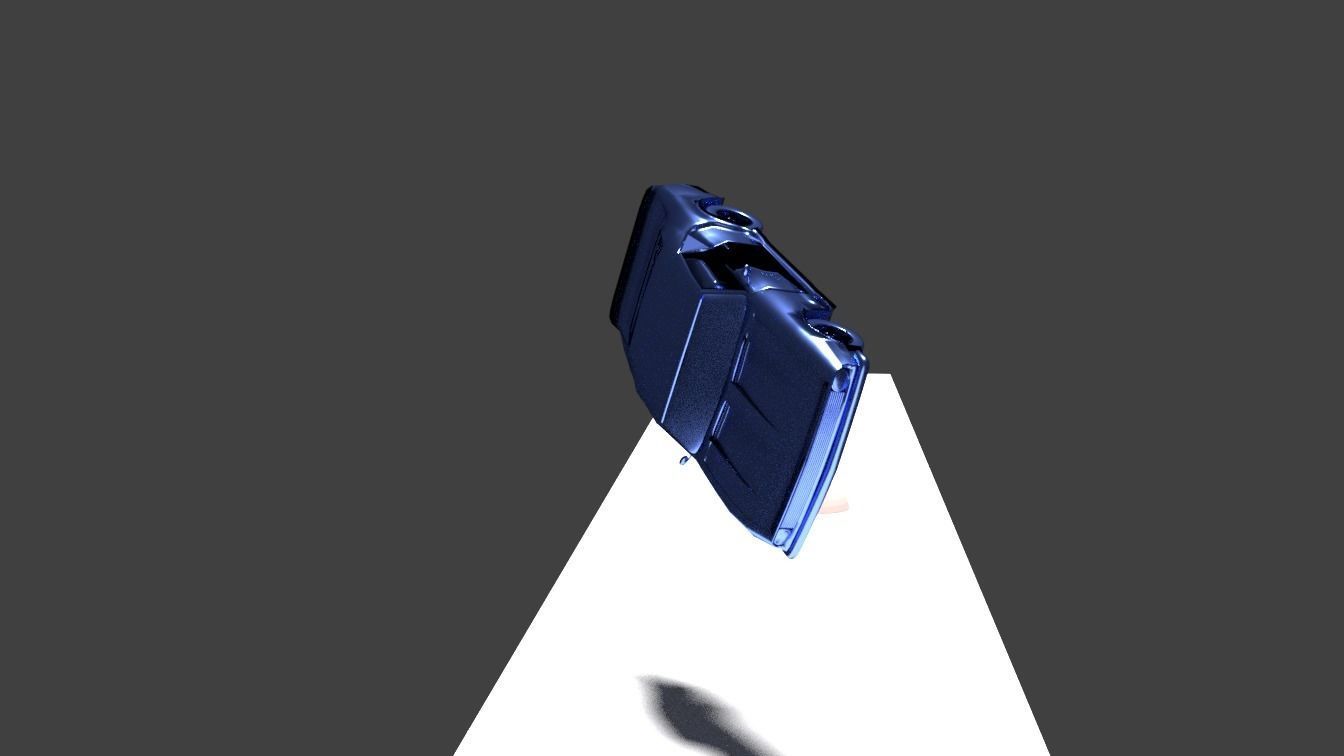 Blender Car Accident animation 3D model_22