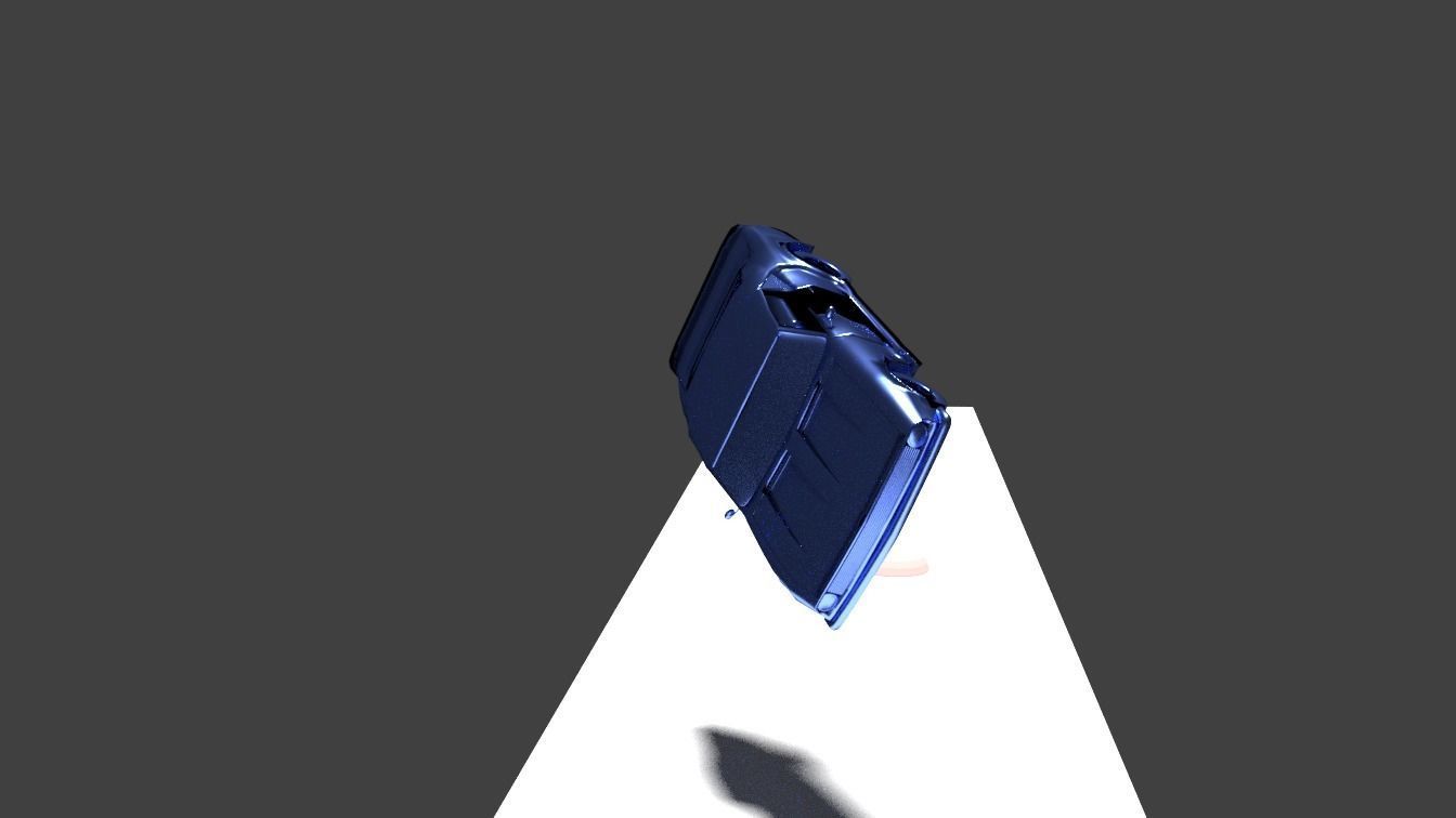 Blender Car Accident animation 3D model_19