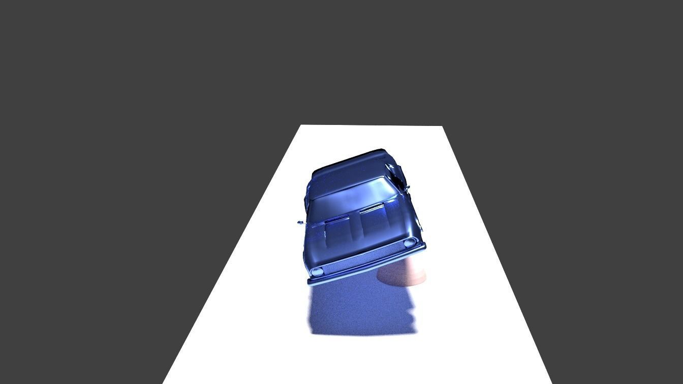 Blender Car Accident animation 3D model_4