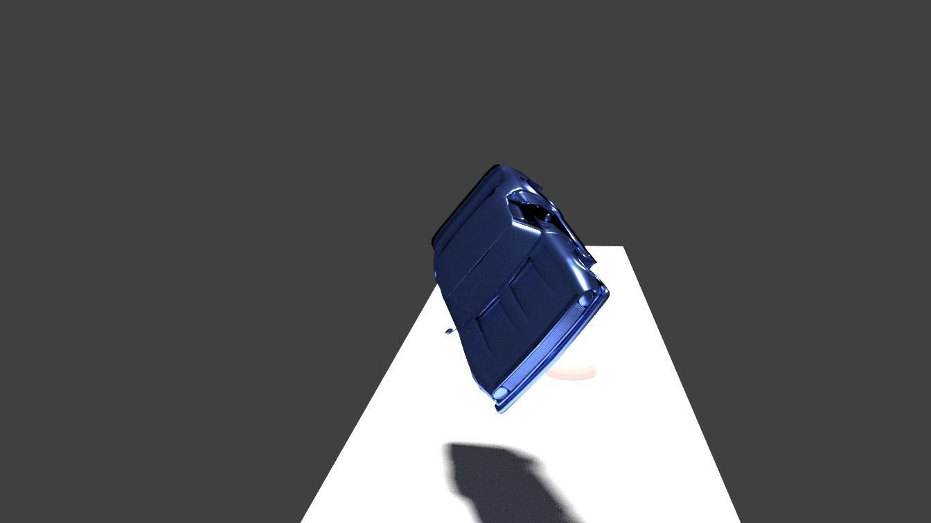 Blender Car Accident animation 3D model_14