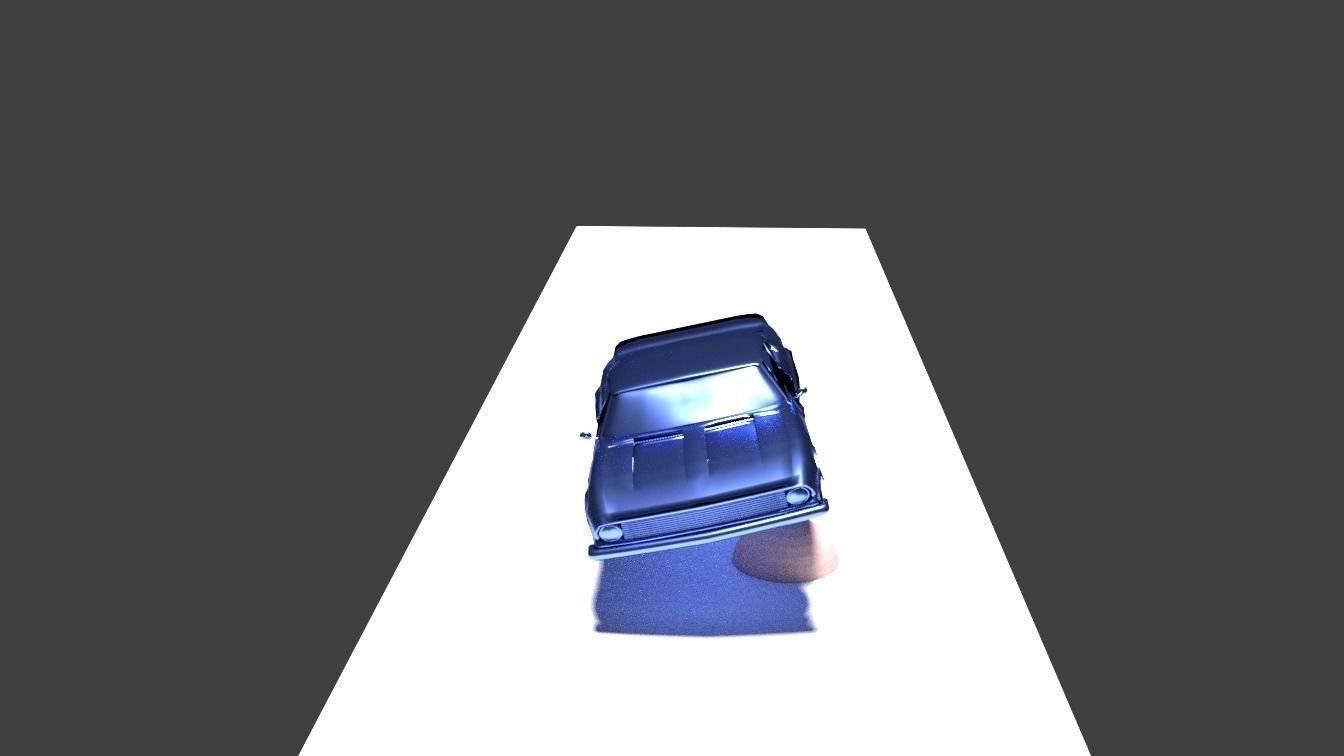 Blender Car Accident animation 3D model_2